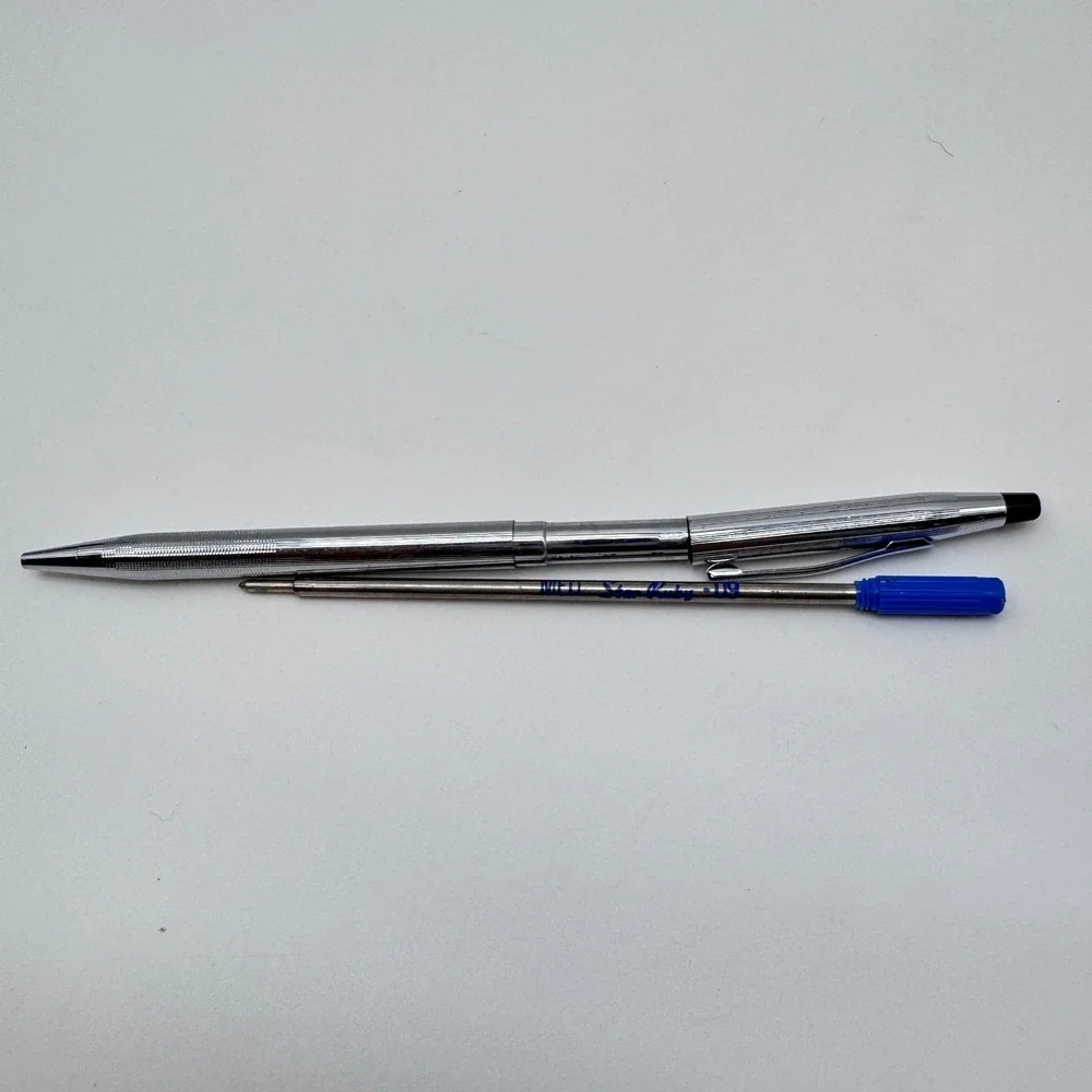 Cross Pen and Pencil Set Gold Silver Vintage 3 Piece Writing Trio